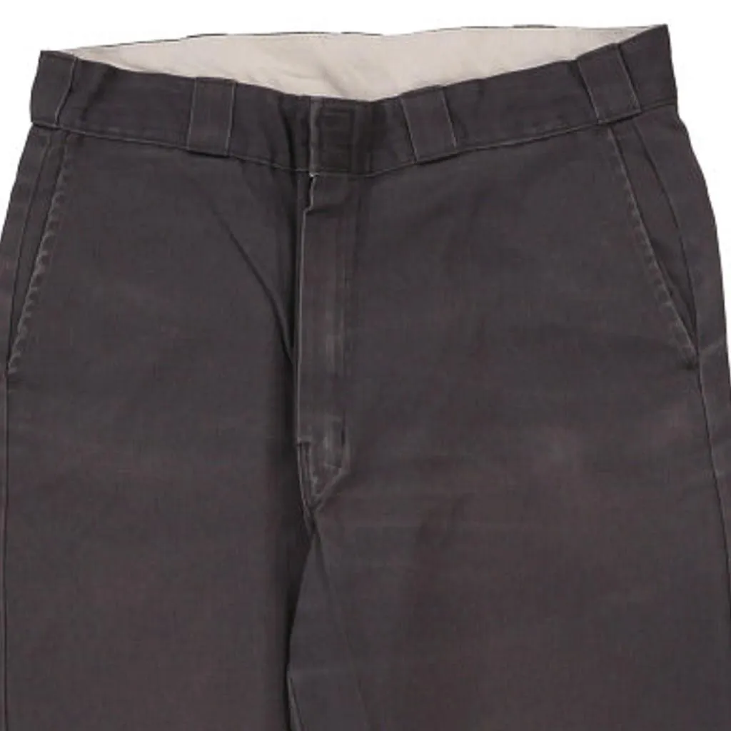 Dickies Trousers - 34W 32L Brown Cotton Blend