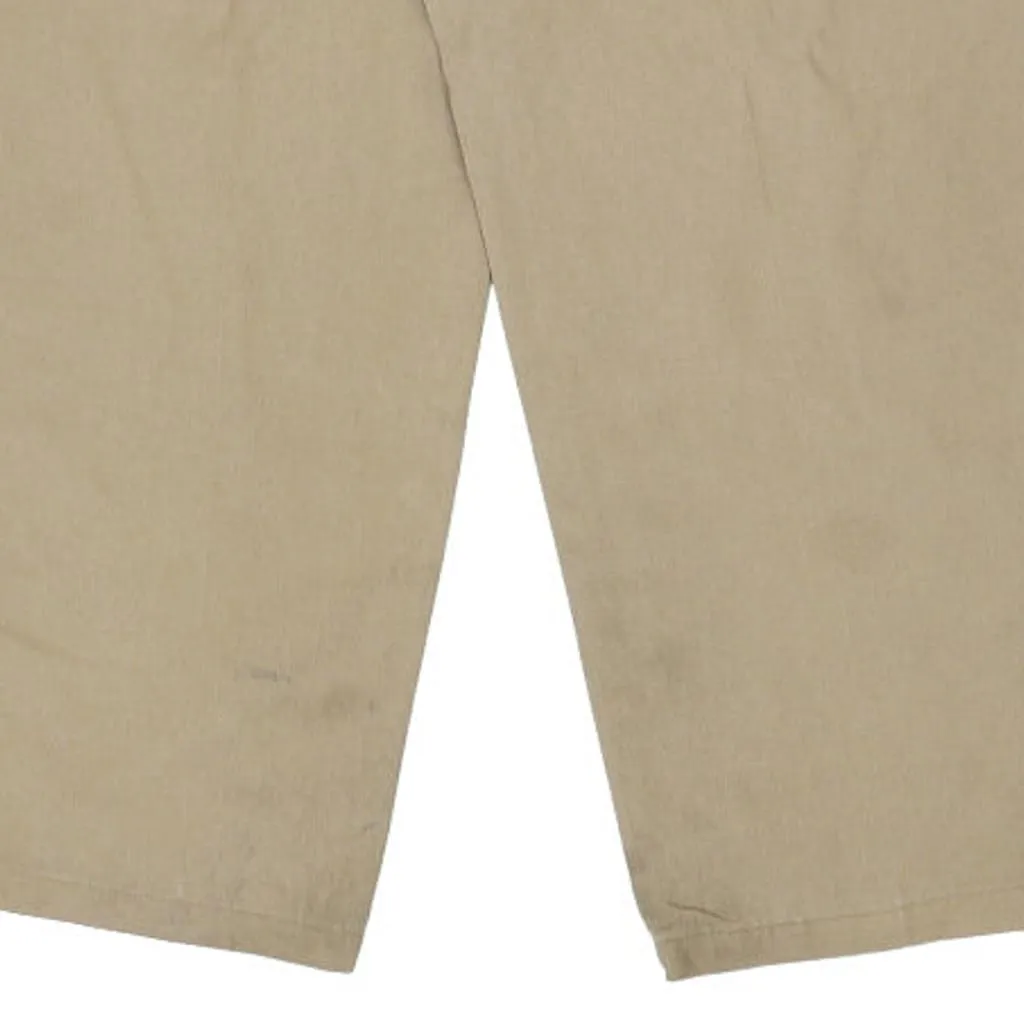 Dickies Trousers - 40W 32L Beige Cotton Blend