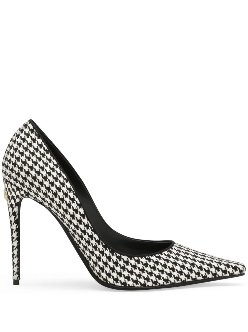 Dolce & Gabbana houndstooth pumps - White