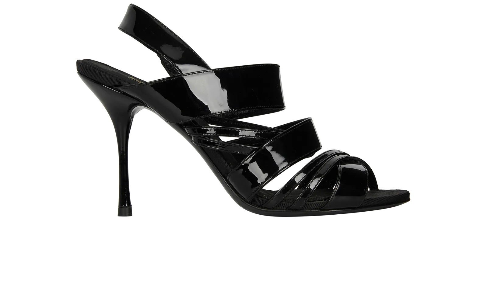 Dolce & Gabbana Patent Criss Cross Heels