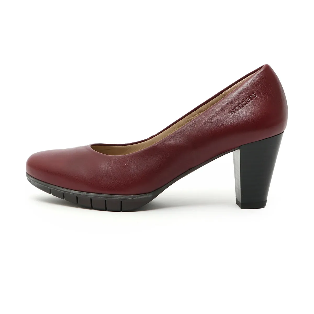 Doris Wine Soft Walking Pumps