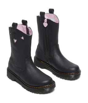 Dr. Martens Kid's Collection Bex Heart P-O Boot Junior (Little Kid/Big Kid)