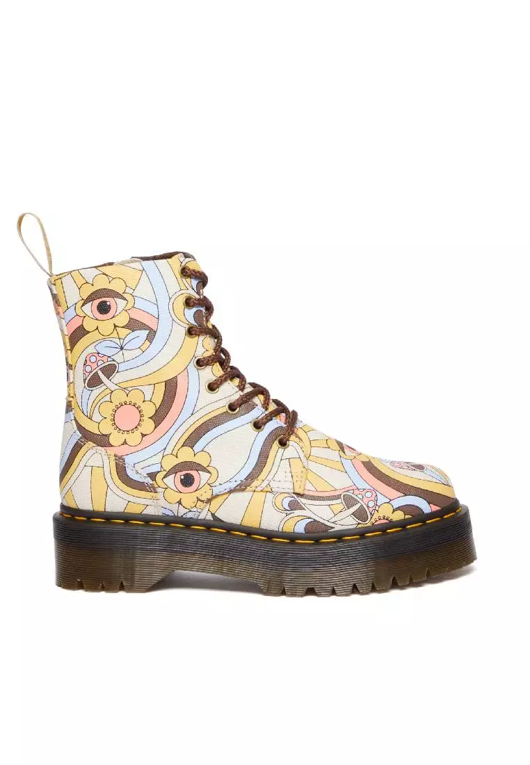 Dr. Martens VEGAN JADON Retro Canvas Platforms