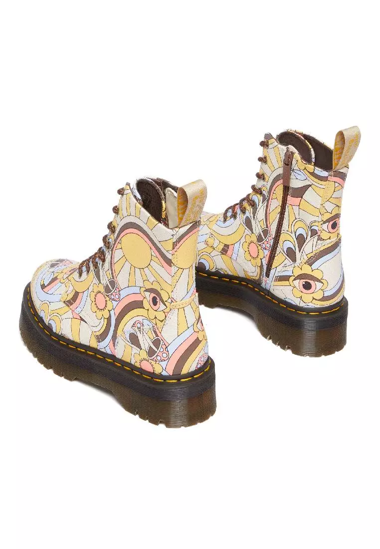 Dr. Martens VEGAN JADON Retro Canvas Platforms