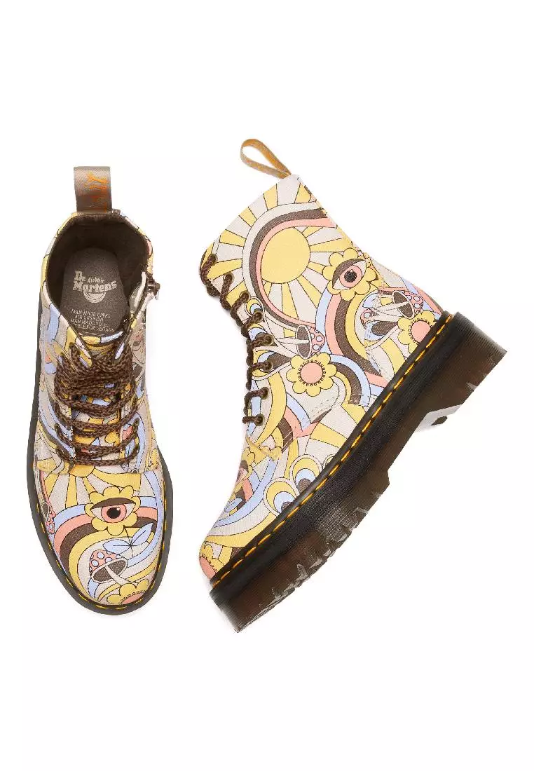 Dr. Martens VEGAN JADON Retro Canvas Platforms