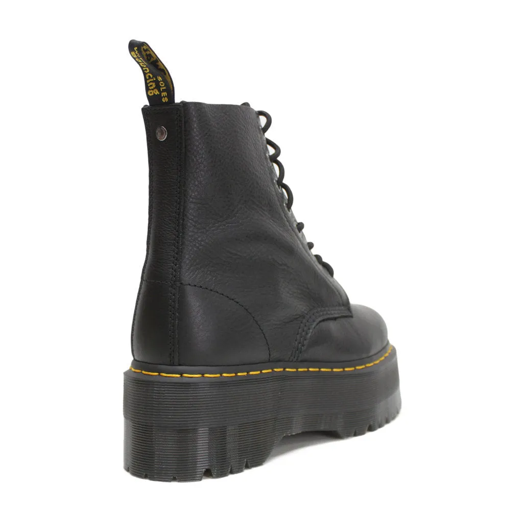 Dr. Martens Womens Boots 1460 Pascal Max Platform Lace Up Ankle Pisa Leather - UK 6