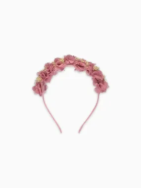 Dusty Pink Iria Flower Girl Headband