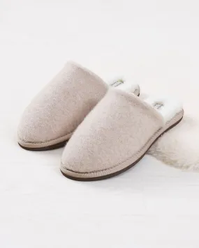 Eco-Friendly Cashmere Mules