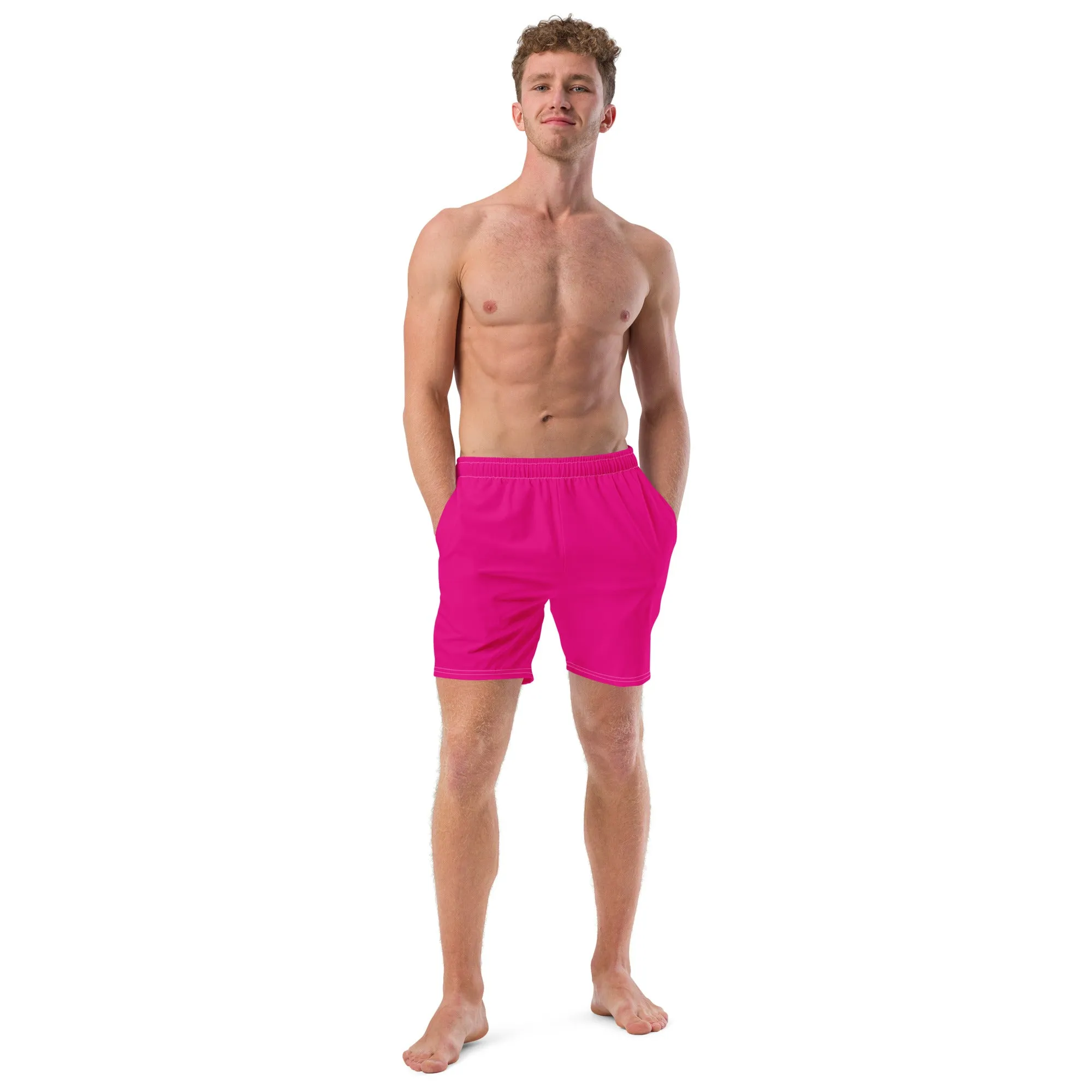 Ruby Pink Eco Men's Swim Shorts