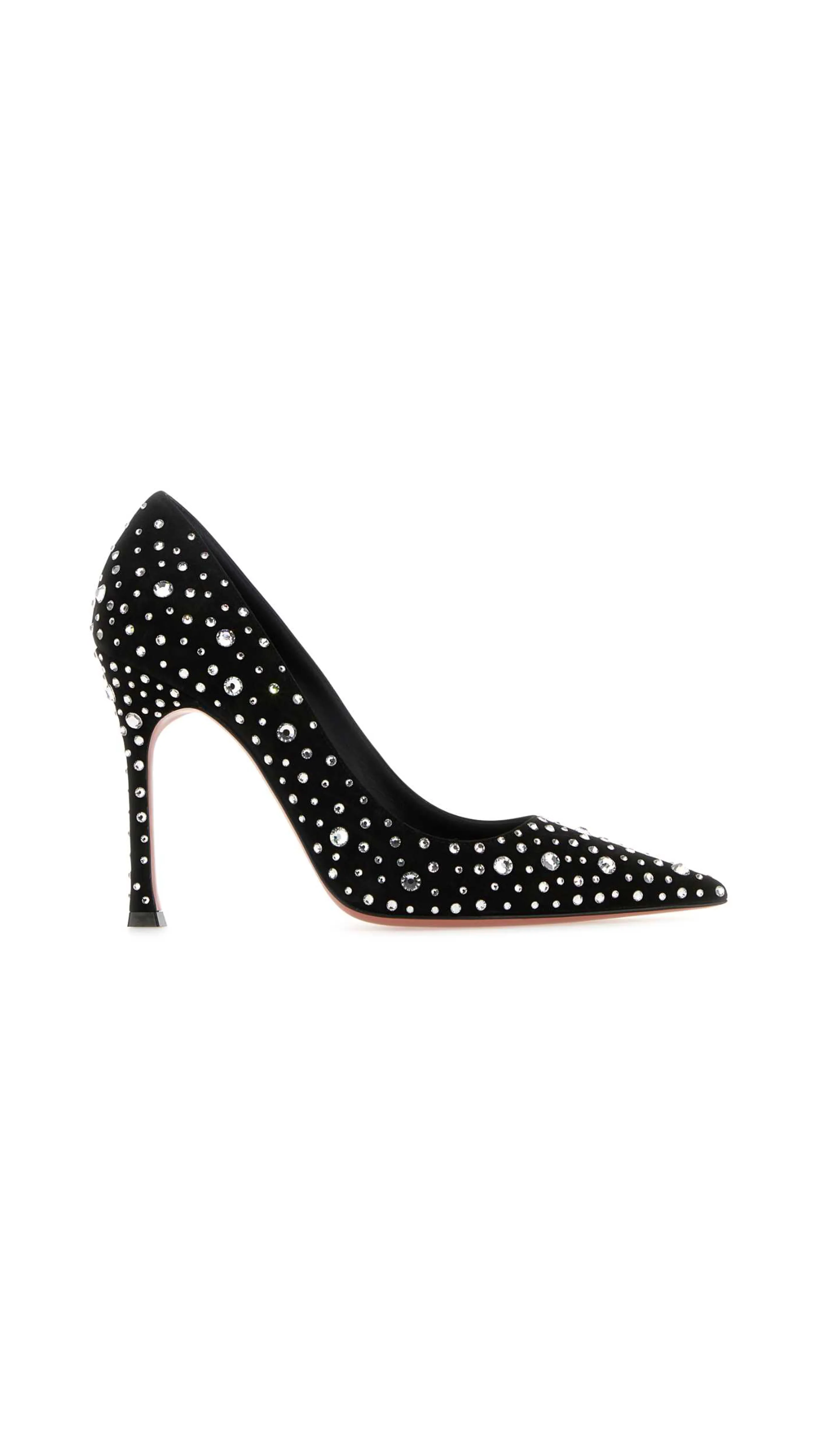 Black Elsa Crystal Pumps