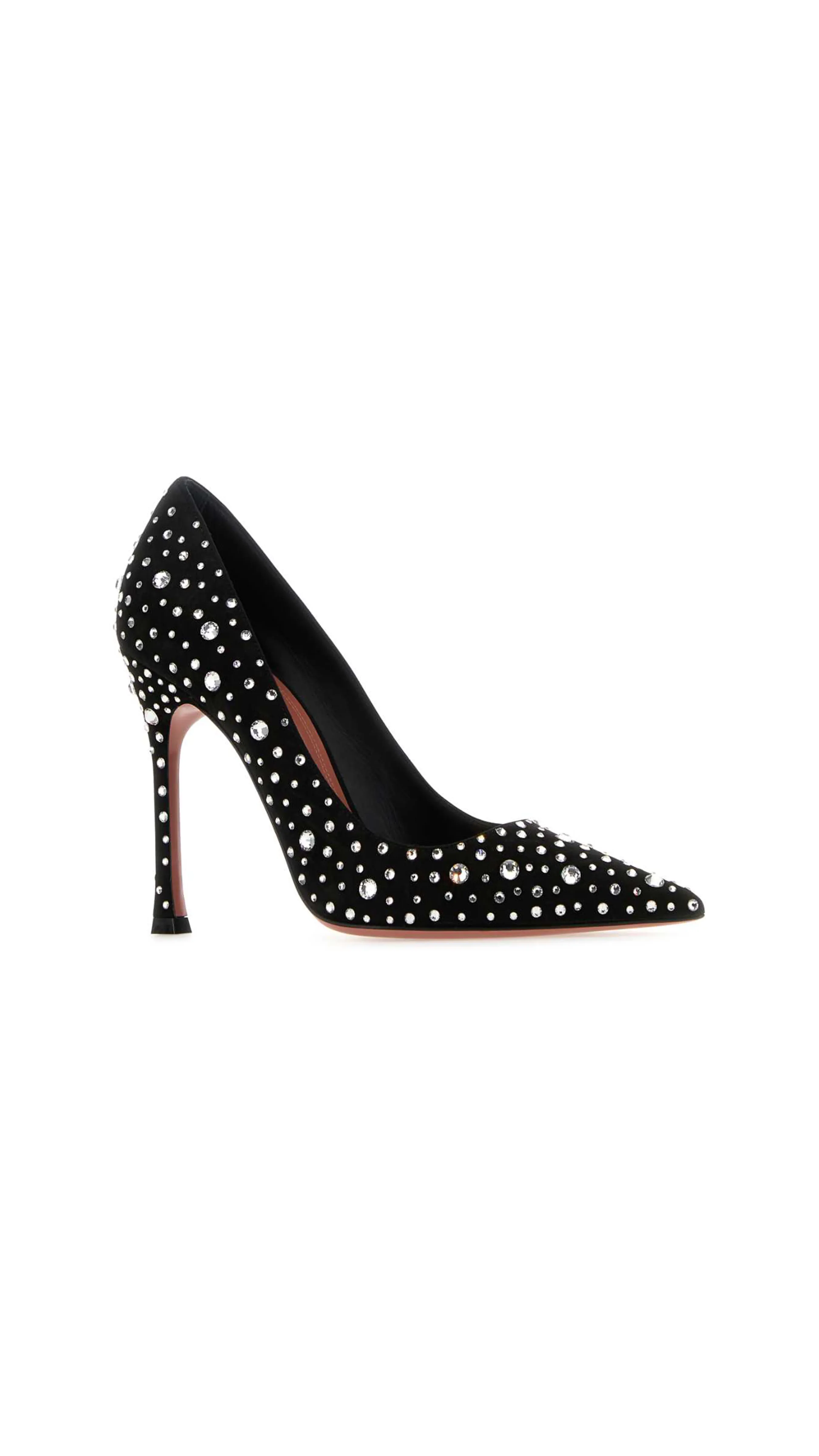 Black Elsa Crystal Pumps