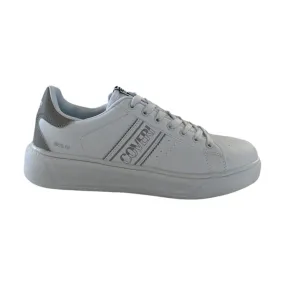 Enrico Coveri White Lace-Up Men's Sneakers