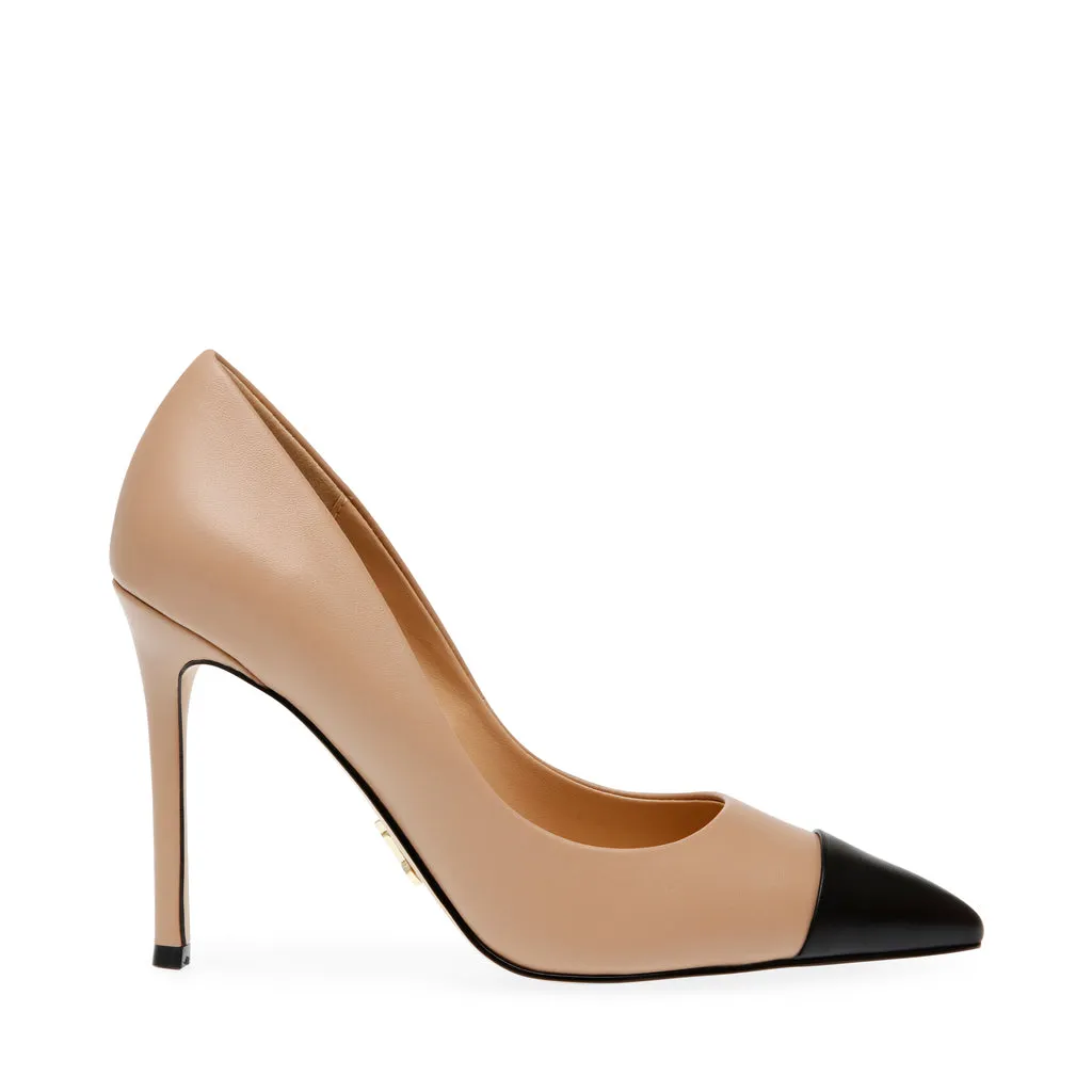 Evelyn-C Black Tan Pump - Shop Now