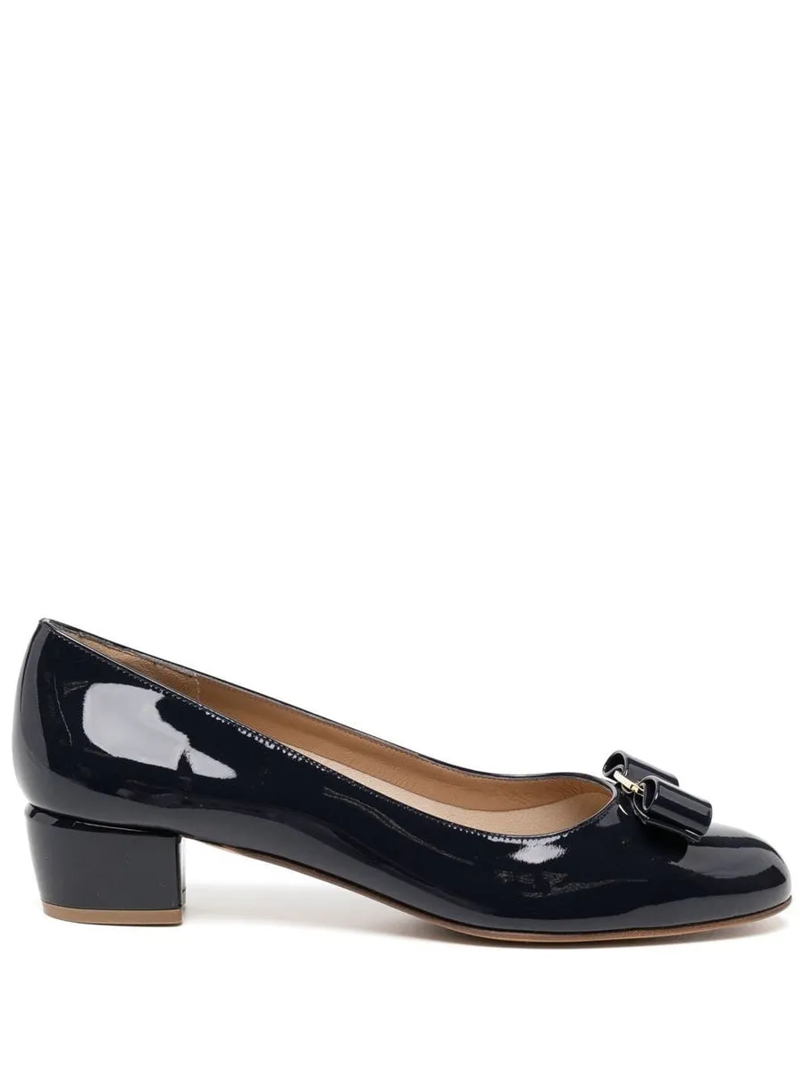 Ferragamo    Ferragamo Vara Leather Pumps