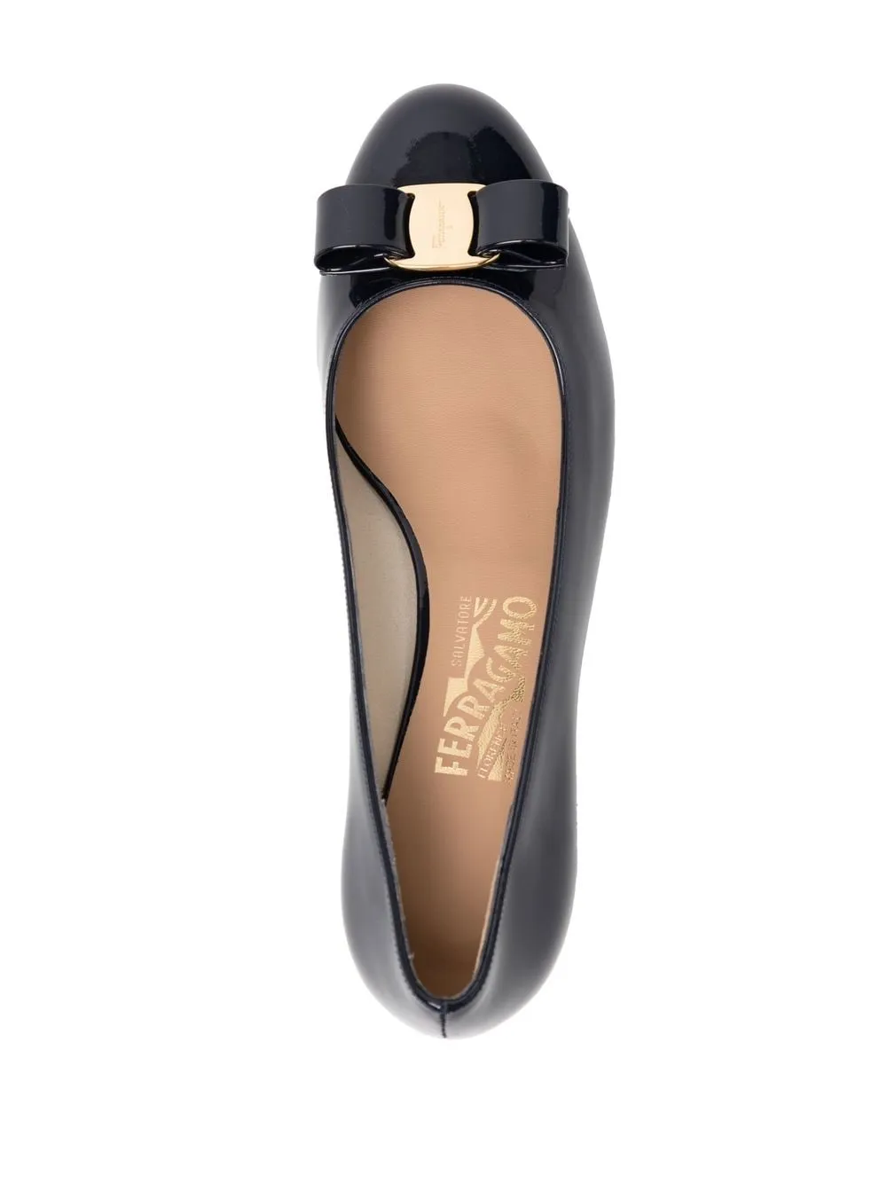 Ferragamo    Ferragamo Vara Leather Pumps