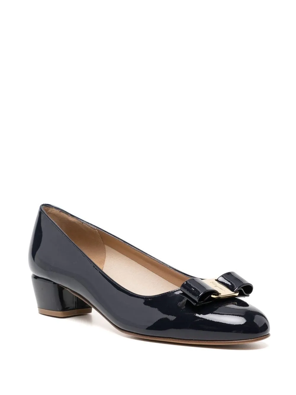 Ferragamo    Ferragamo Vara Leather Pumps