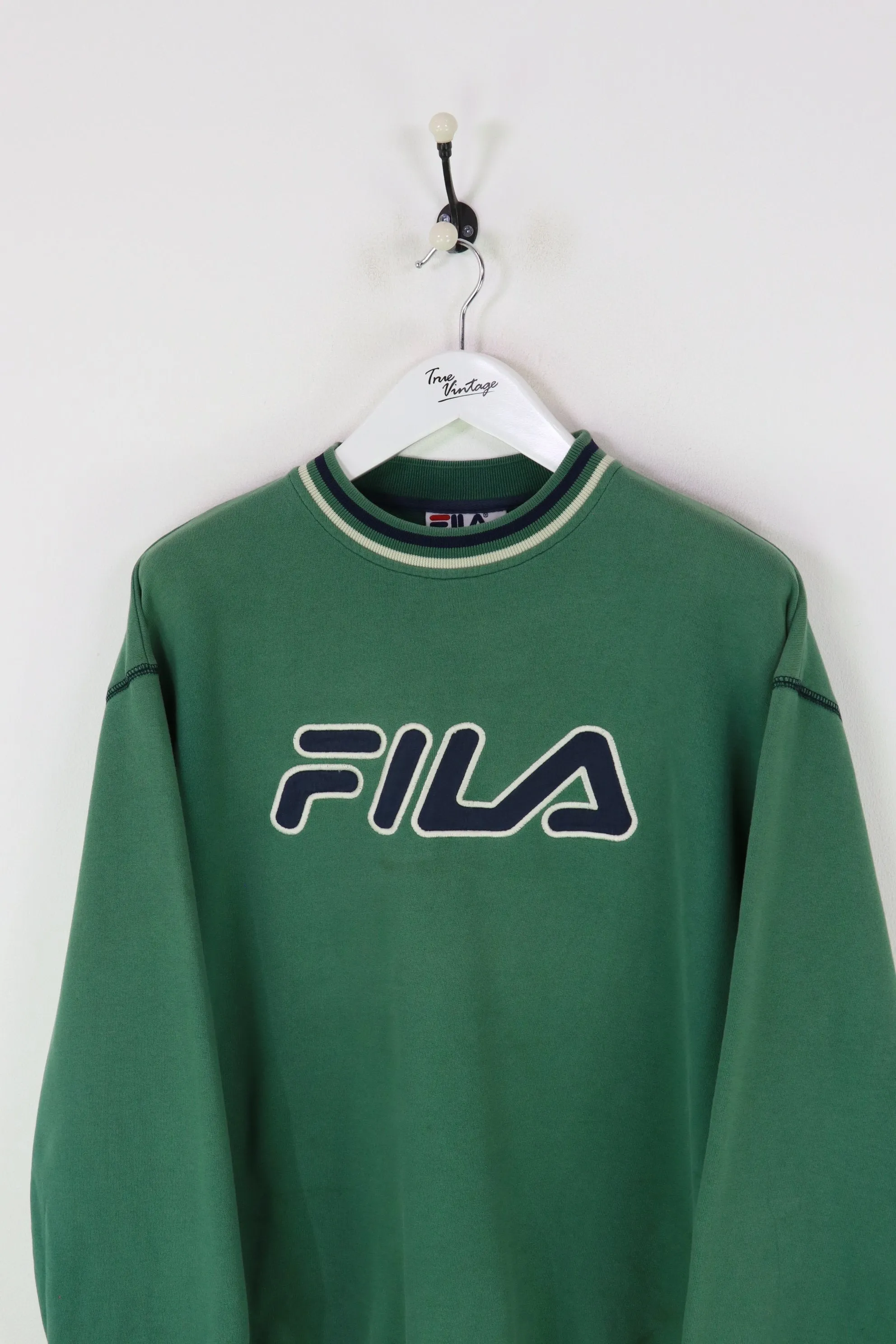 Fila Green Sweatshirt in Medium Size