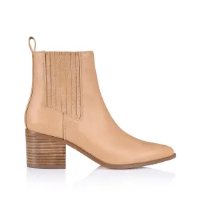 Fillipin Chelsea Ankle Boots - Caramel Softee