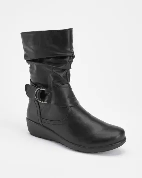 Mid-Calf Boots with Flexisole