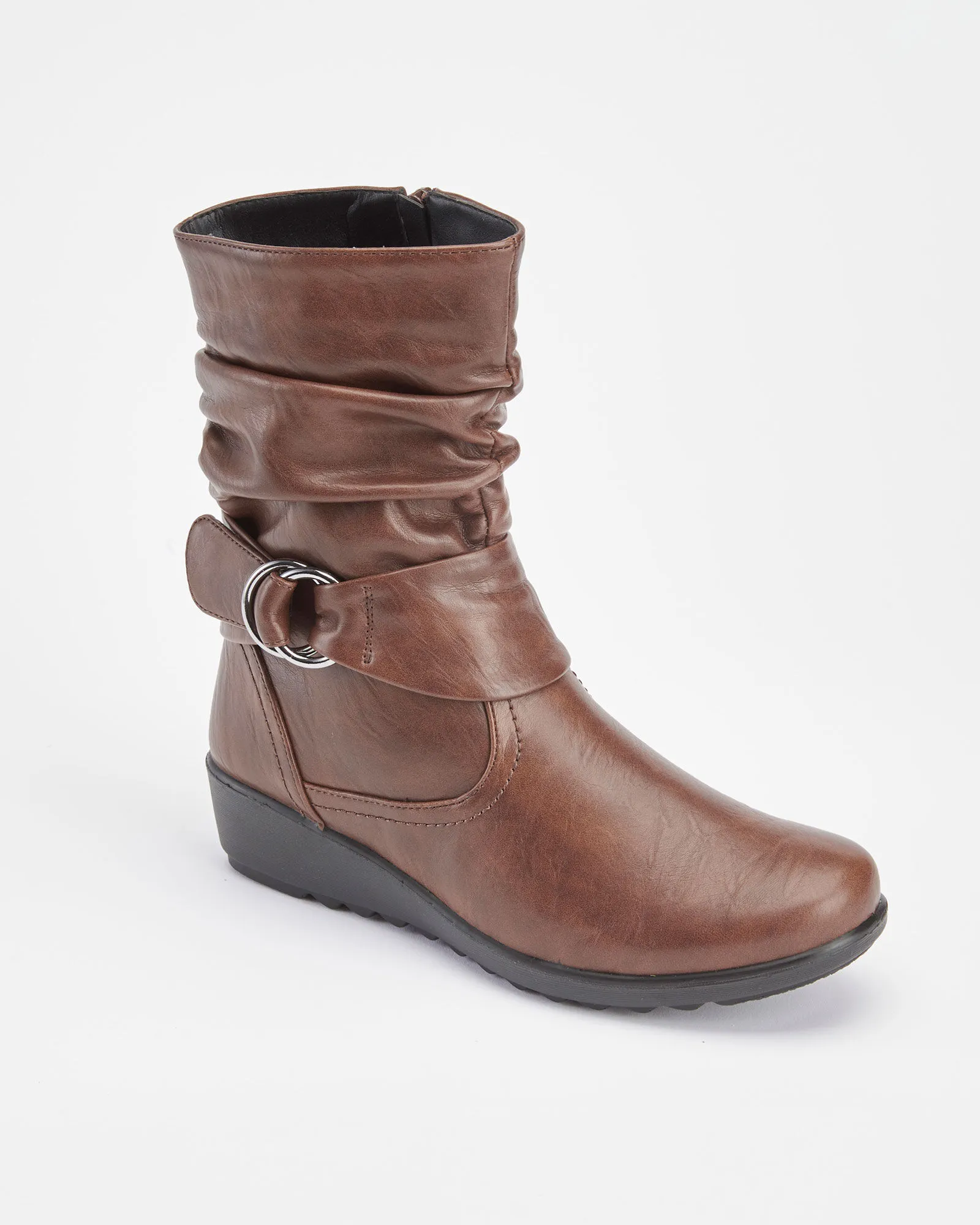 Mid-Calf Boots with Flexisole