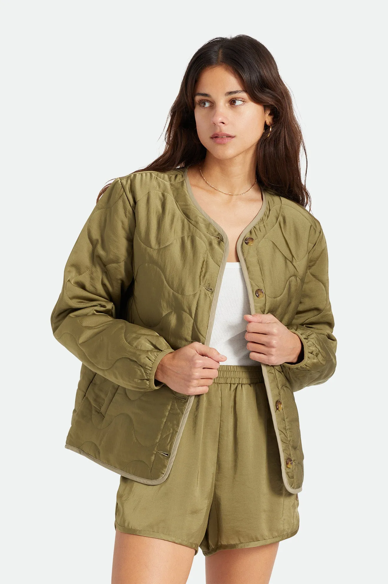 Flight Padded Jacket - Military Olive