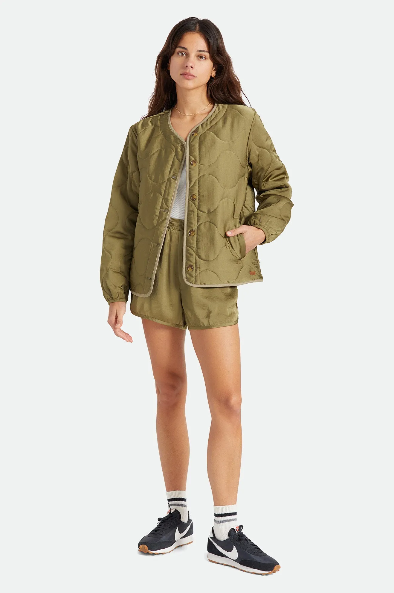 Flight Padded Jacket - Military Olive