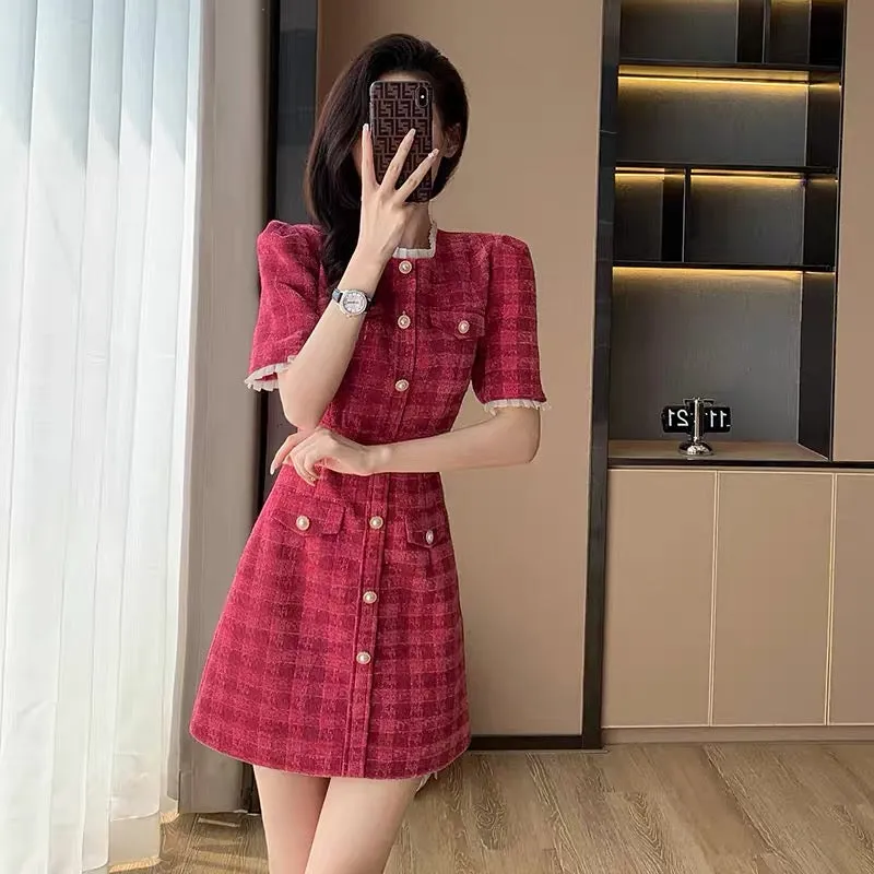 French style small fragrance high-end skirt summer small women 2023 new temperament niche hot girl dress