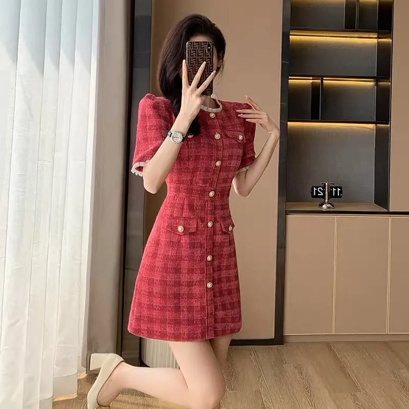 French style small fragrance high-end skirt summer small women 2023 new temperament niche hot girl dress