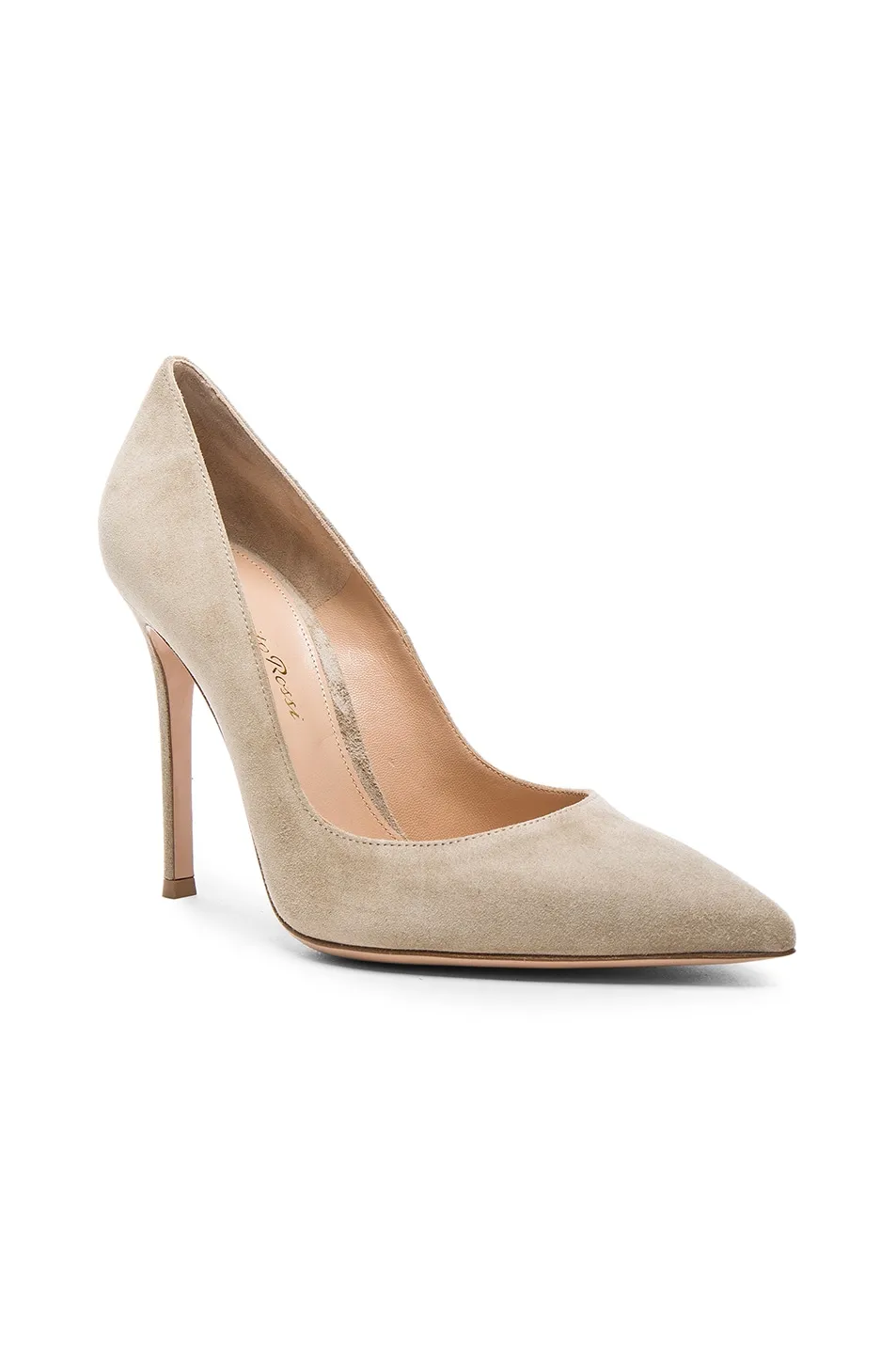 Gianvito Rossi Suede Gianvito Heels -        