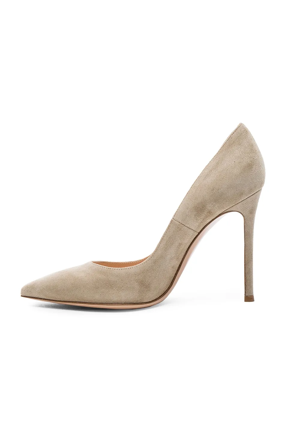 Gianvito Rossi Suede Gianvito Heels -        