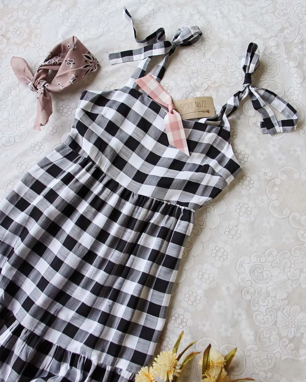 Gingham Girl Maxi Dress