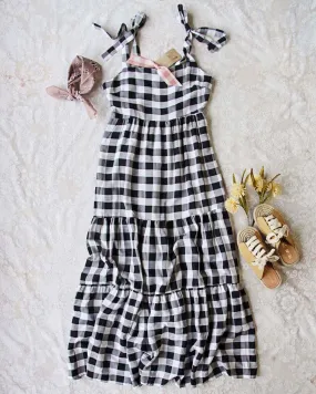 Gingham Girl Maxi Dress