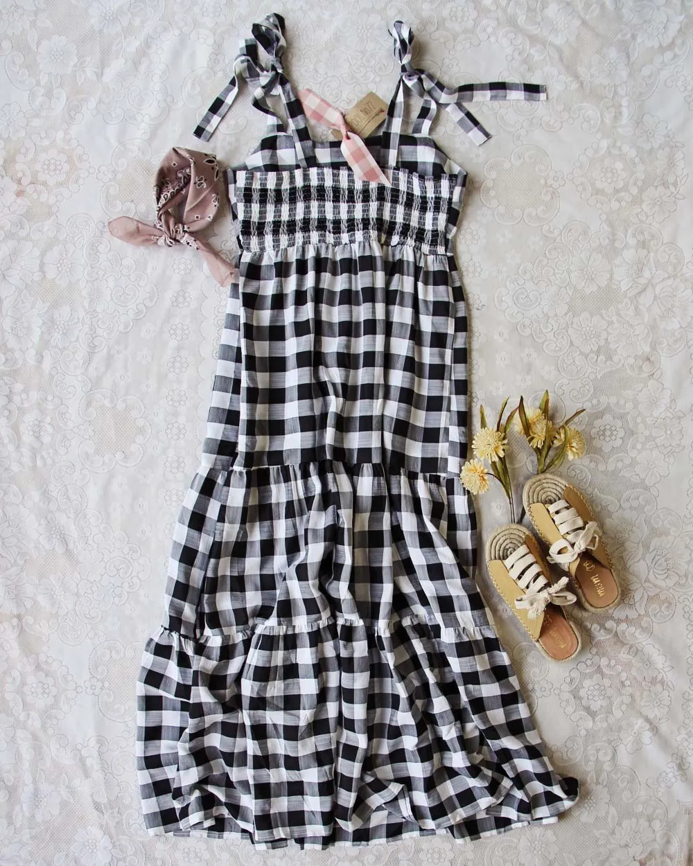 Gingham Girl Maxi Dress