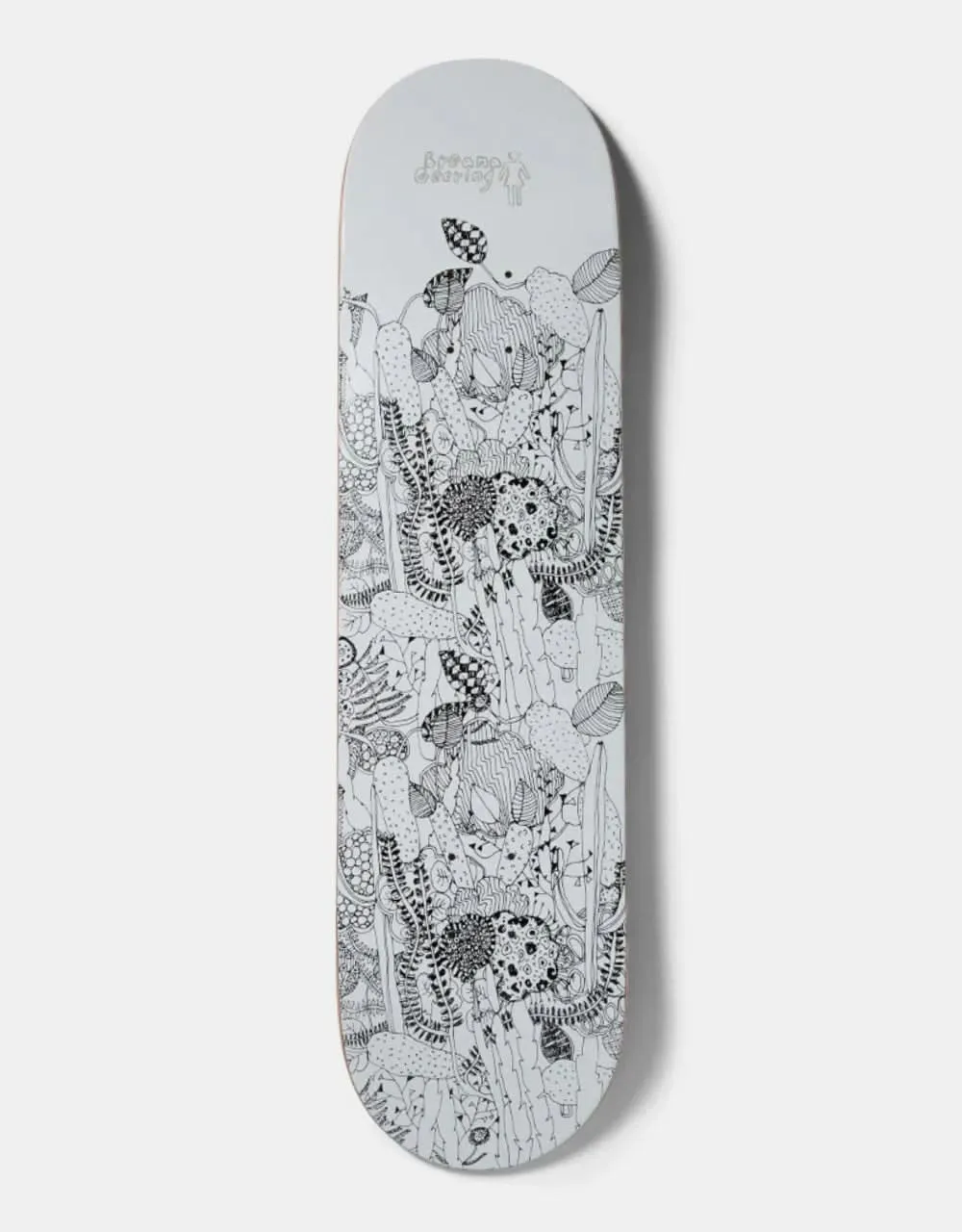 Girl Geering Suzuki Method G045 Skateboard Deck - 8