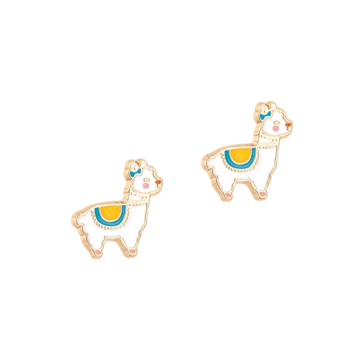 Cute Llama Stud Earrings by Girl Nation