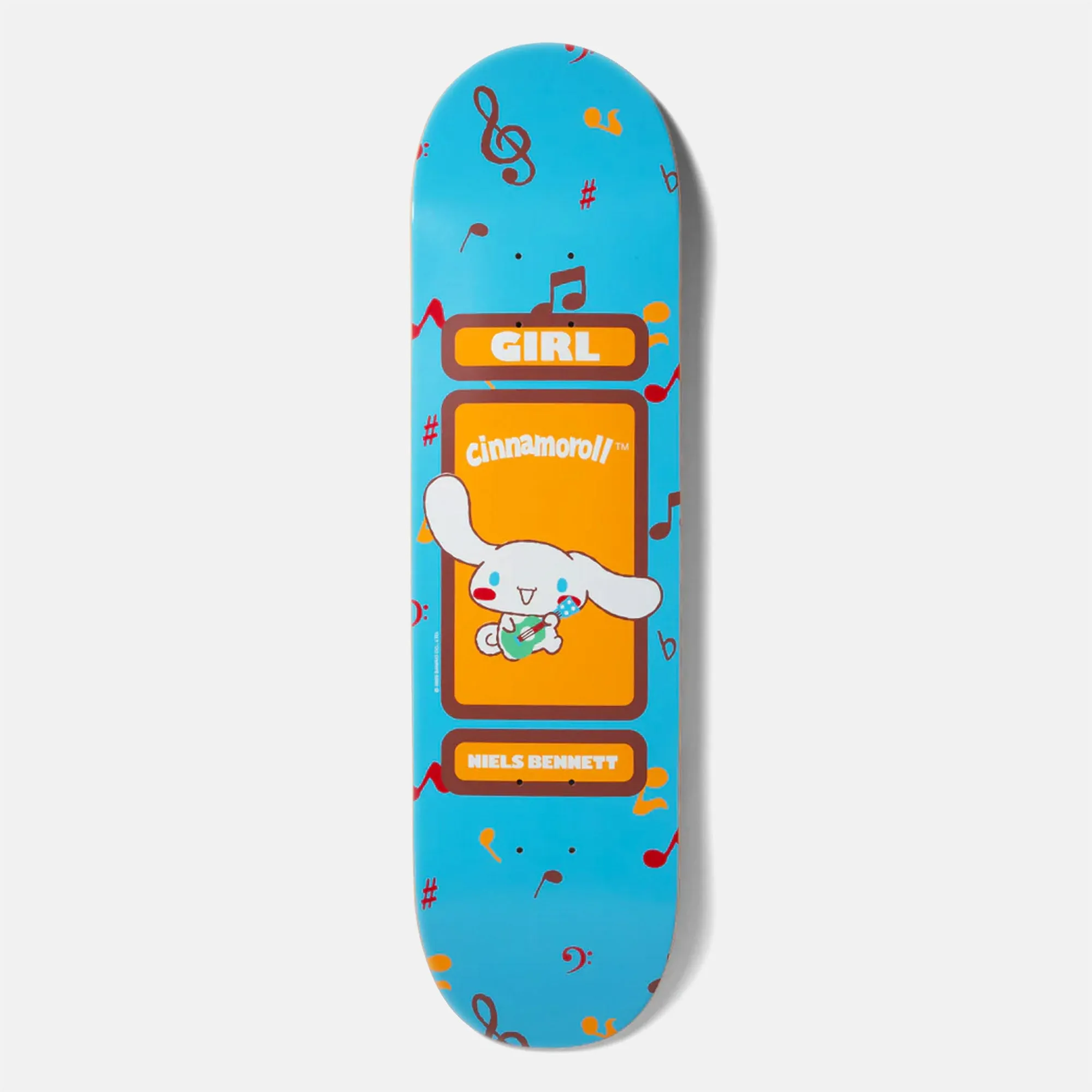 Girl Skateboards - 8.25 Sanrio Bennett Hello Kitty Skateboard Deck