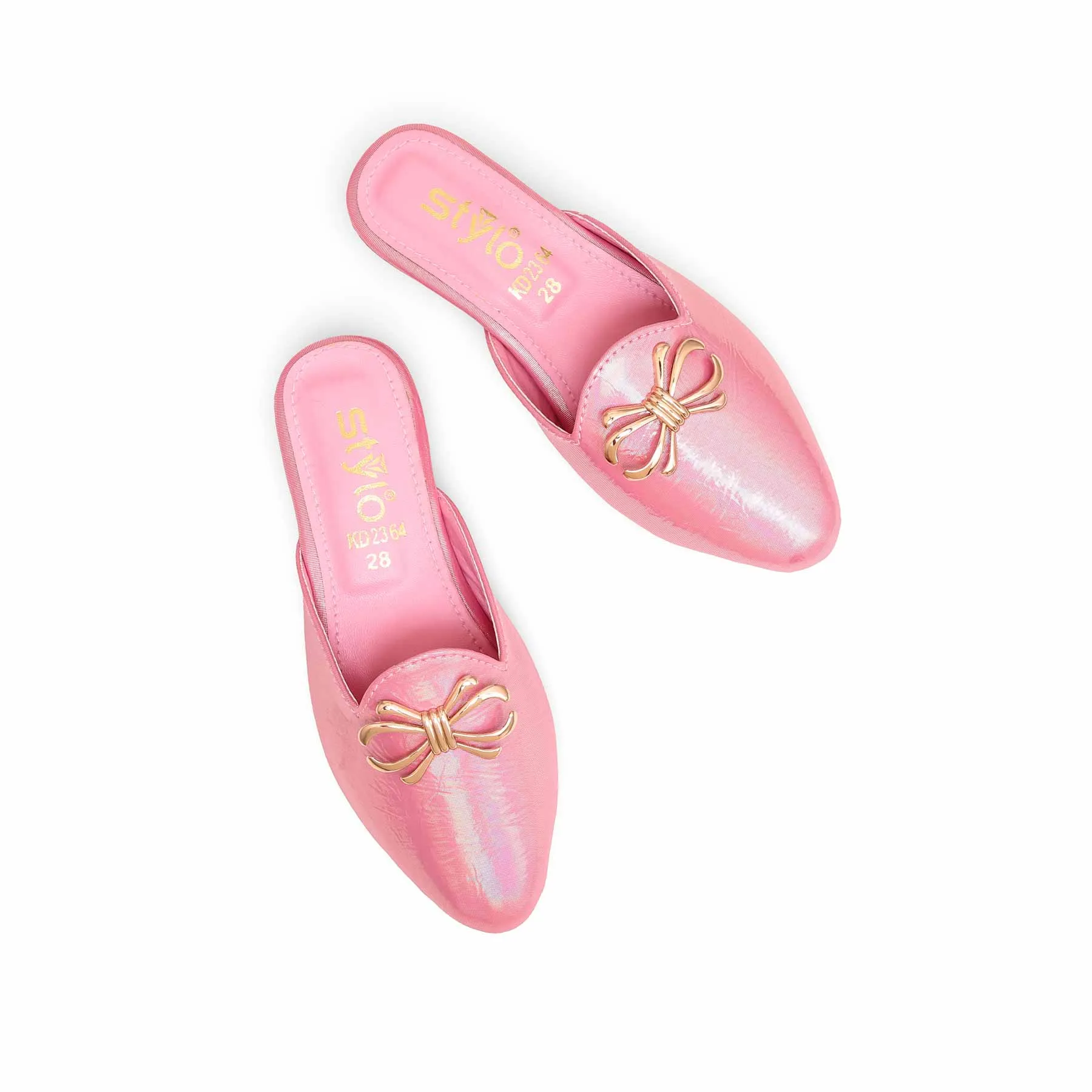 Girls Pink Fancy Pumps KD2364