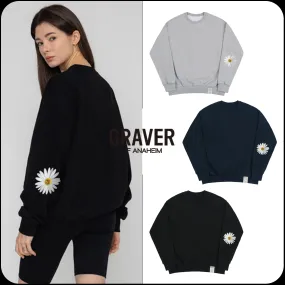 Graver Elbow Daisy Flower Sweatshirt