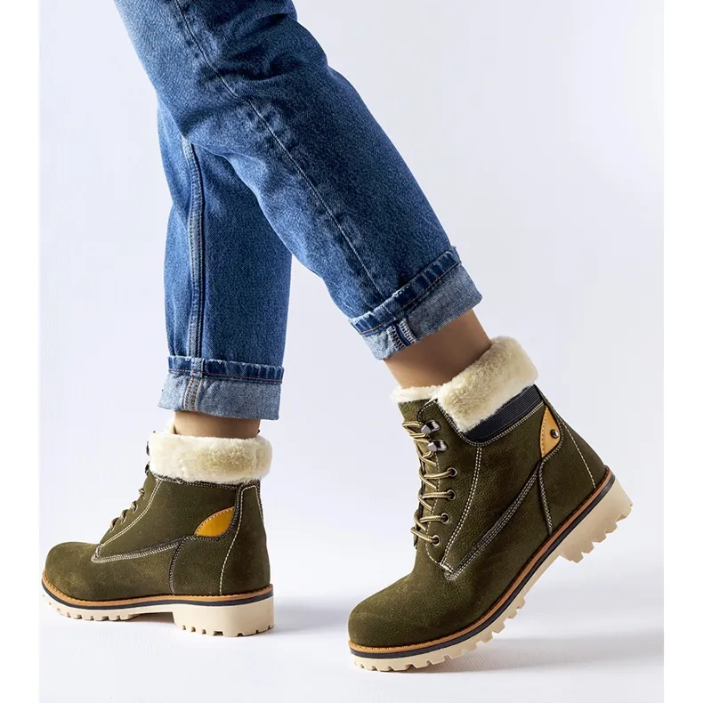 Green Montalbino boots