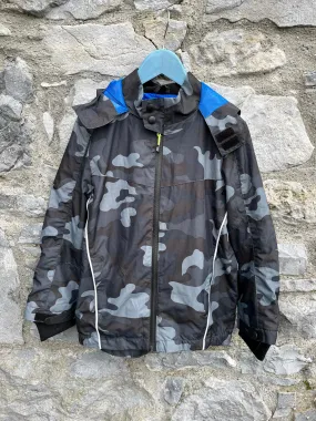 Grey camouflage jacket  8-9y (128-134cm)