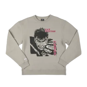 Grey Black Swordsman Sweatshirt