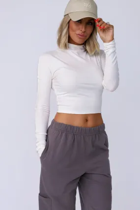 White Sleeveless Crop Top - Shop Now.