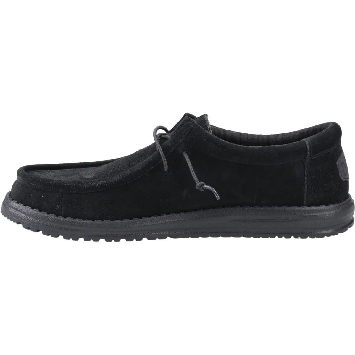 HEYDUDE Wally Suede Shoes Black