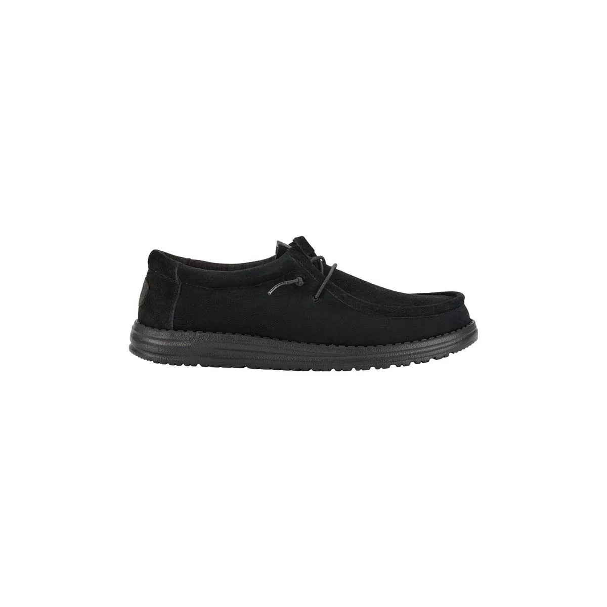 HEYDUDE Wally Suede Shoes Black