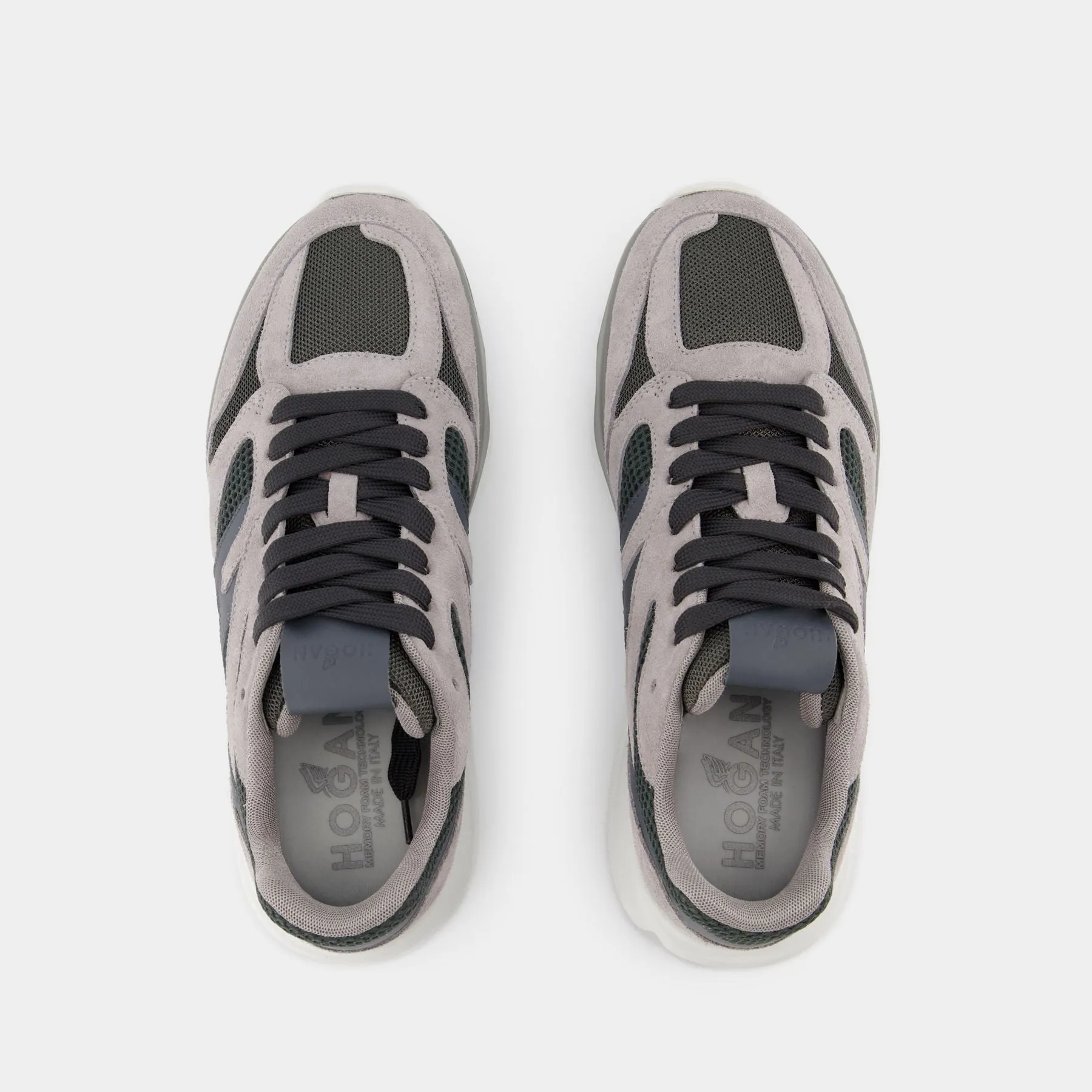 Hogan  Allacc Sneakers - Hogan - Leather - Grey