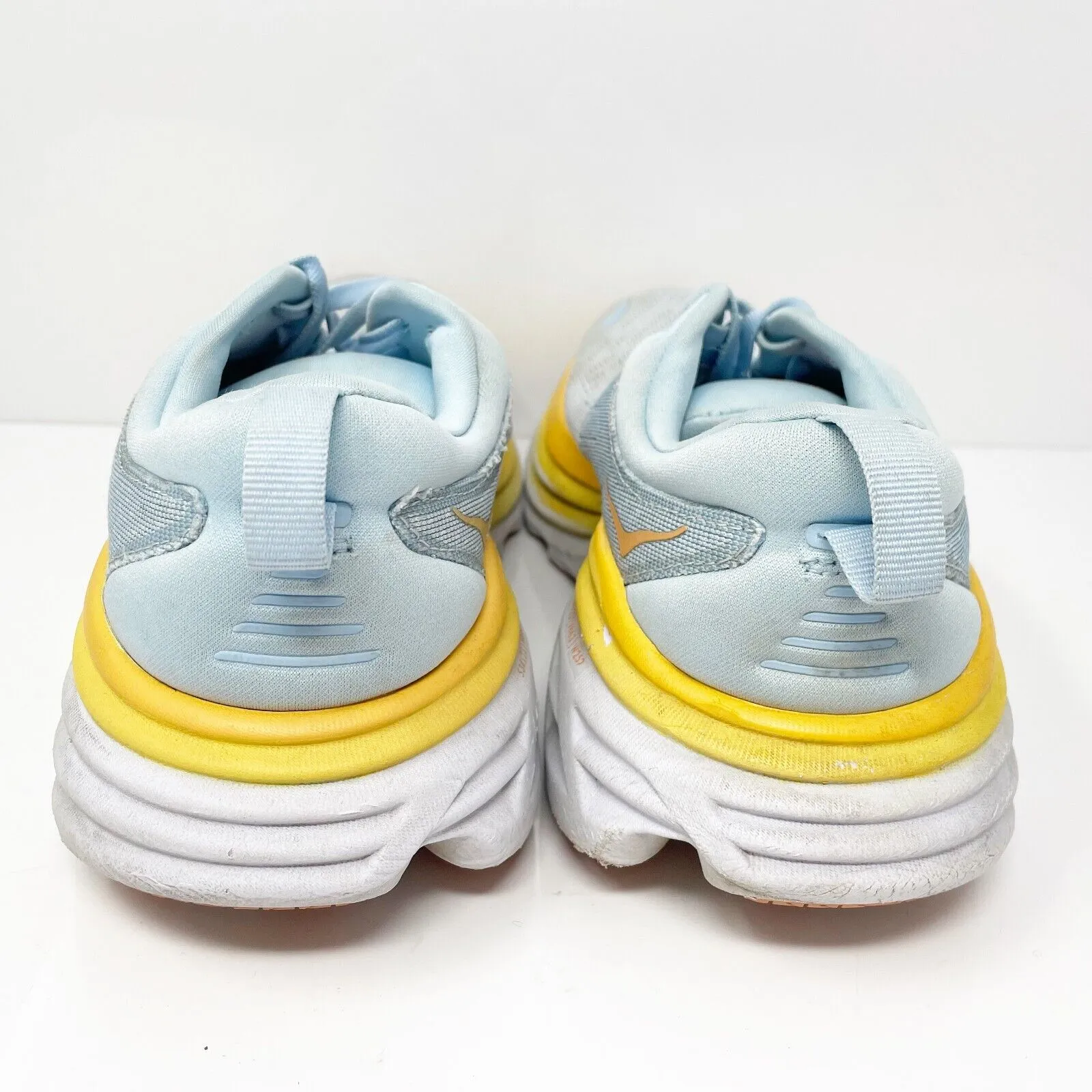 Hoka One One Womens Bondi 8 1127954 SSCA Blue Running Shoes Sneakers Size 8.5 D