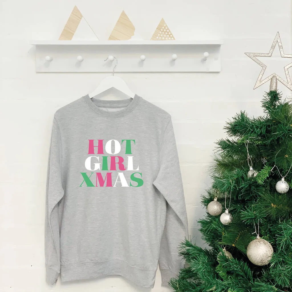 Hot Girl Xmas Women's Christmas Jumper