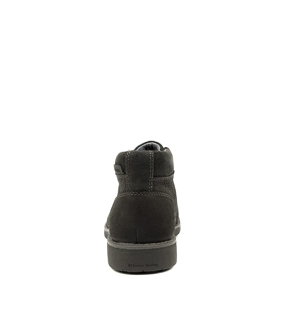 HUSH PUPPIES Beacueron Pt Chukka Black Leather