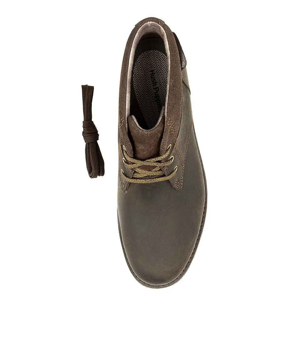 HUSH PUPPIES Beacueron Pt Chukka Brown Leather