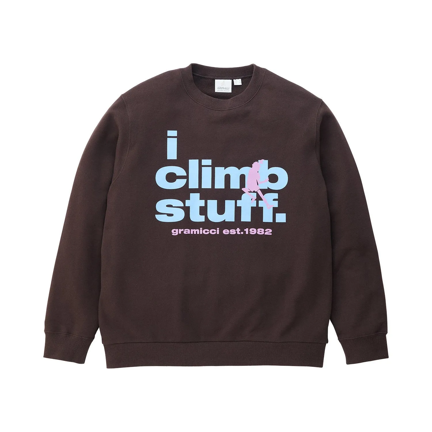 Deep Brown Sweatshirt by I CLIMB STUFF